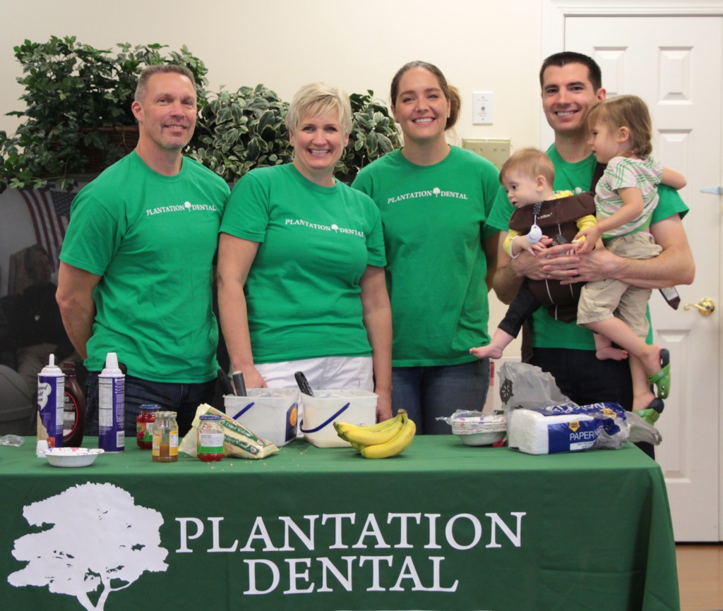 Plantation Dental staff at the 3rd Annual "Sundaes on Saturday" event.